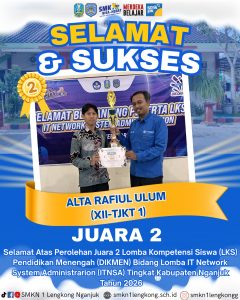Juara 2 LKS ITNSA 2026